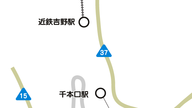 千本口駅 map